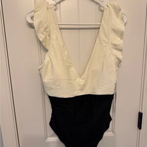 Summersalt Black and Cream One-Piece